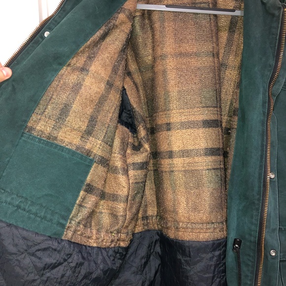 Vintage 90s Carhatt blanket lined chore jacket vtg - Picture 3 of 6